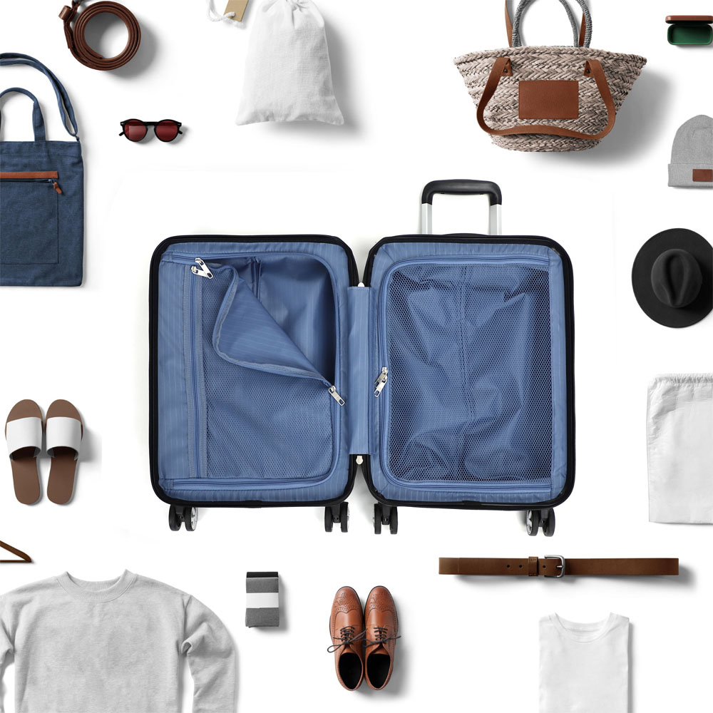 AIRLINE Hardside Carry On Luggage With TSA Lock Front Opening 20"-inch Suitcase - Image 11