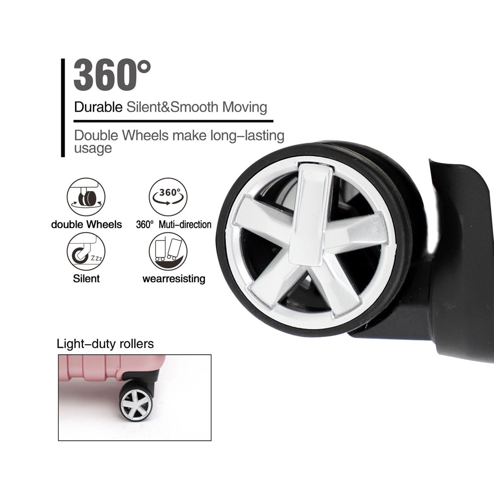 AIRLINE Hardside Carry On Luggage With TSA Lock Front Opening 20"-inch Suitcase - Image 18