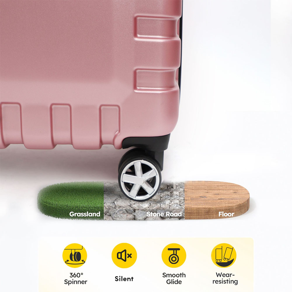 AIRLINE Hardside Carry On Luggage With TSA Lock Front Opening 20"-inch Suitcase - Image 17